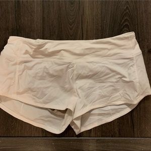 Size 8 lululemon speed up shorts 2.5 length